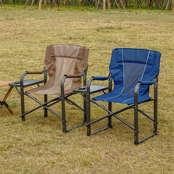 Portable Folding Camping Chair with Side Table