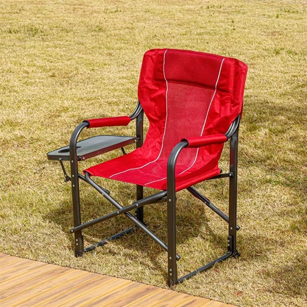 Portable Folding Camping Chair with Side Table