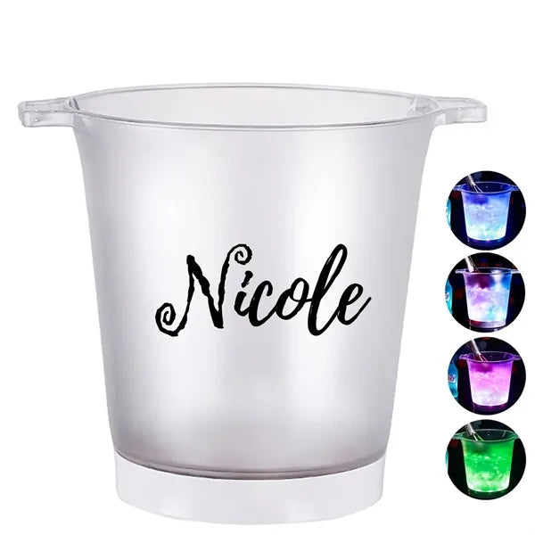Light Up Your Party W/ The 169Oz Led Glow Ice Bucket