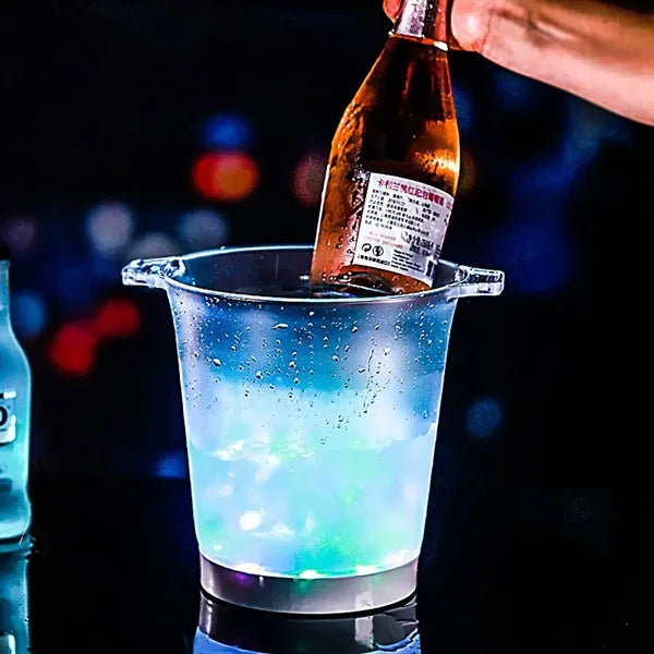 Light Up Your Party W/ The 169Oz Led Glow Ice Bucket