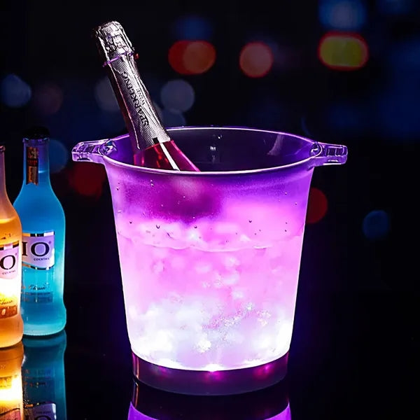 Light Up Your Party W/ The 169Oz Led Glow Ice Bucket