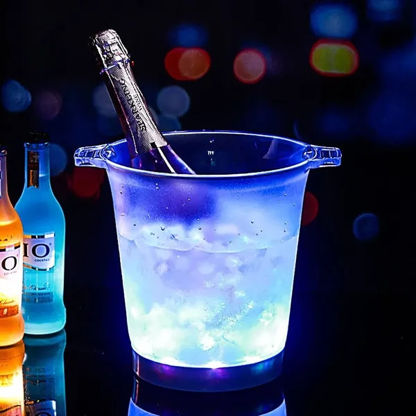 Light Up Your Party W/ The 169Oz Led Glow Ice Bucket