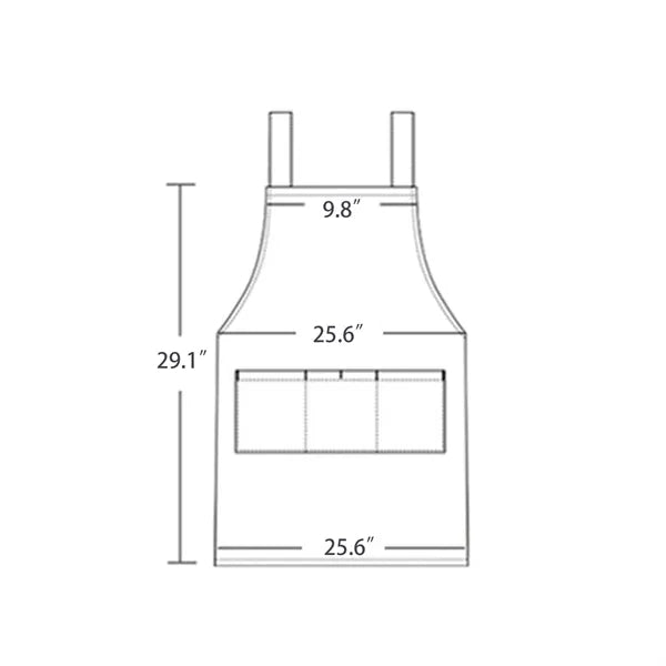 Adjustable Kitchen Apron w/2 Pockets