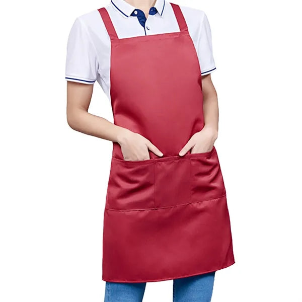 Adjustable Kitchen Apron w/2 Pockets