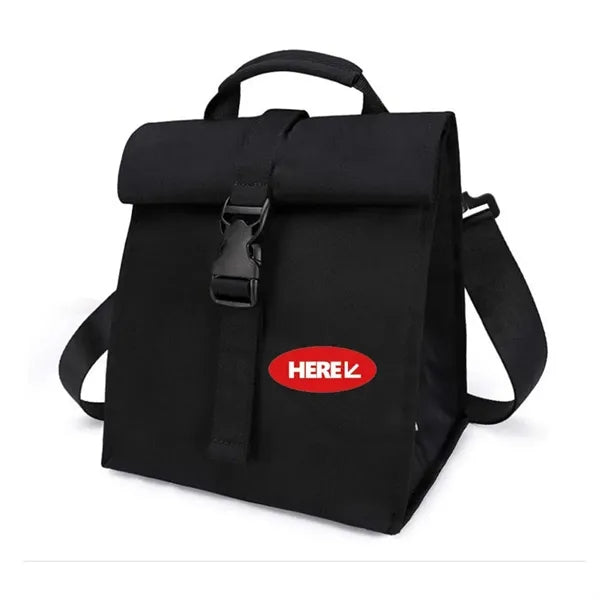 Folding Buckle Oxford Cloth Lunch Box Bag