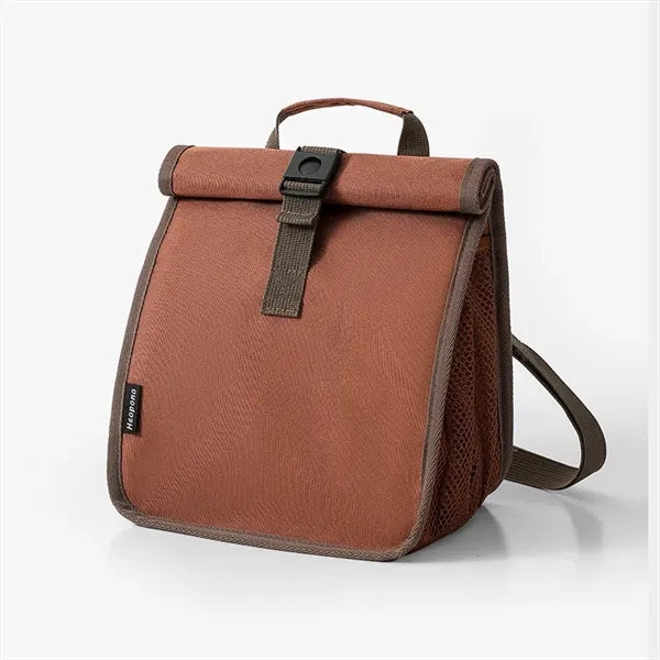 Folding Buckle Oxford Cloth Lunch Box Bag