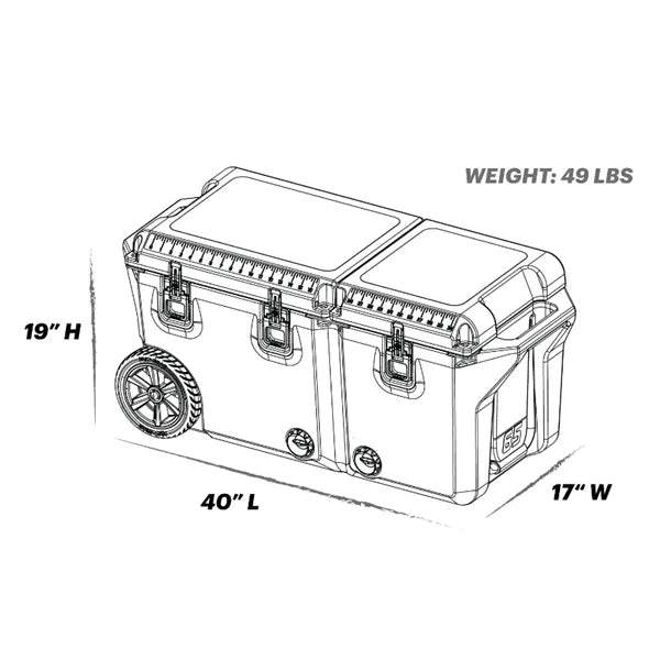 WYLD Gear 65 Quart Freedom Series Cooler
