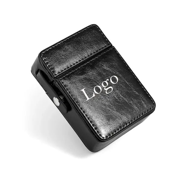 PU Leather Flip Top Cigarette Case