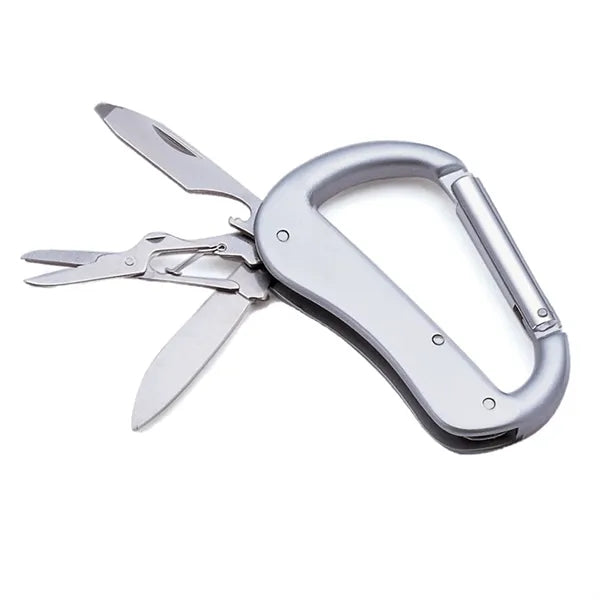 Metal D-type Multifunctional Climbing Carabiner