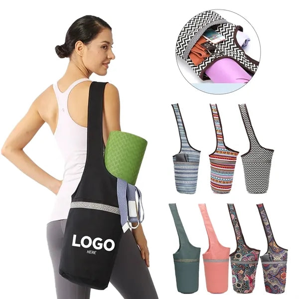 20L Tote Canvas Bag for Yoga Mat