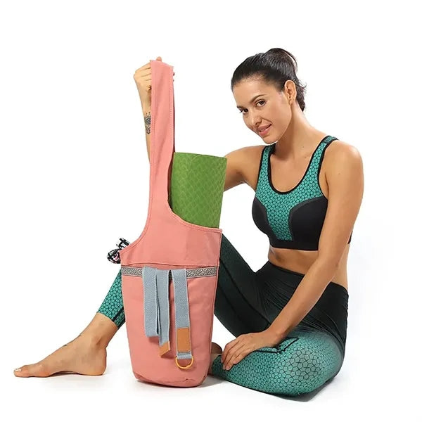20L Tote Canvas Bag for Yoga Mat
