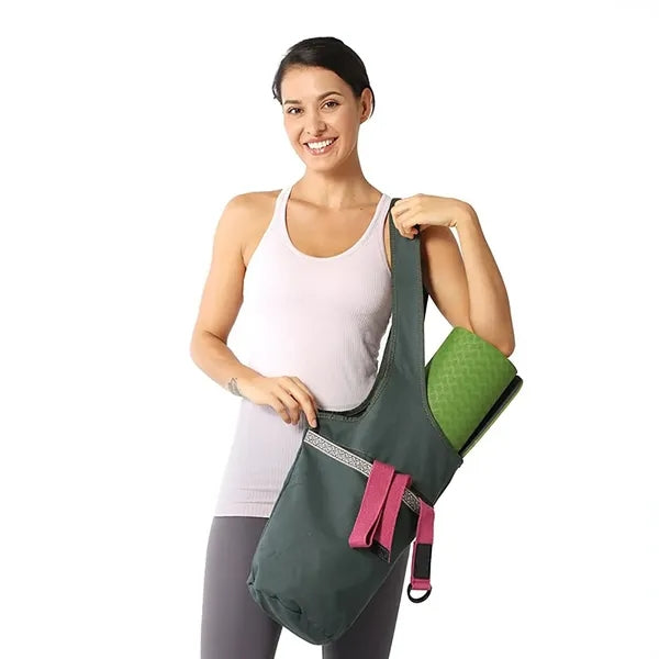 20L Tote Canvas Bag for Yoga Mat