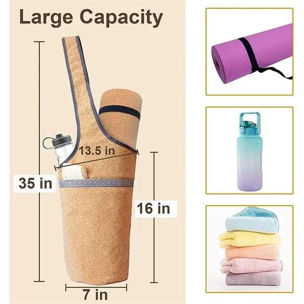 Carry On Yoga Mat Storage Shoulder Sling Bag