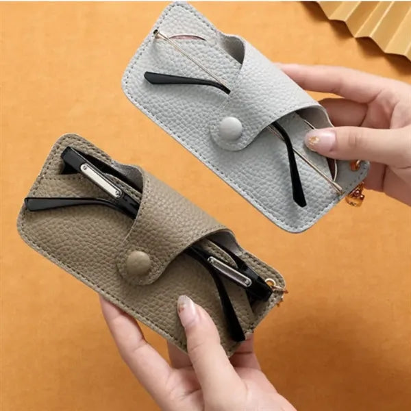 Stress-Resistant Handmade Leather Sunglasses Case