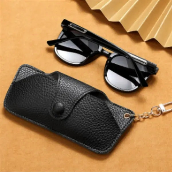 Stress-Resistant Handmade Leather Sunglasses Case