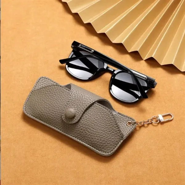 Stress-Resistant Handmade Leather Sunglasses Case