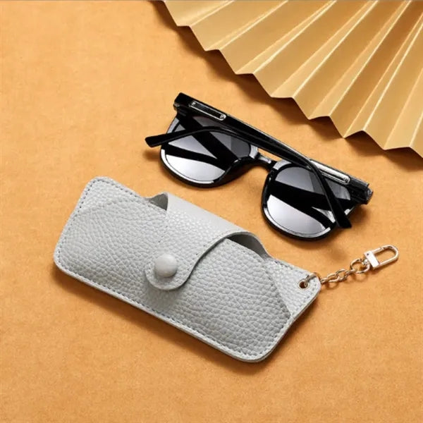 Stress-Resistant Handmade Leather Sunglasses Case