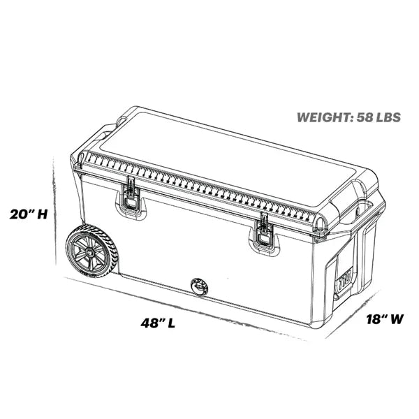 WYLD Gear 110 Quart Freedom Series Cooler