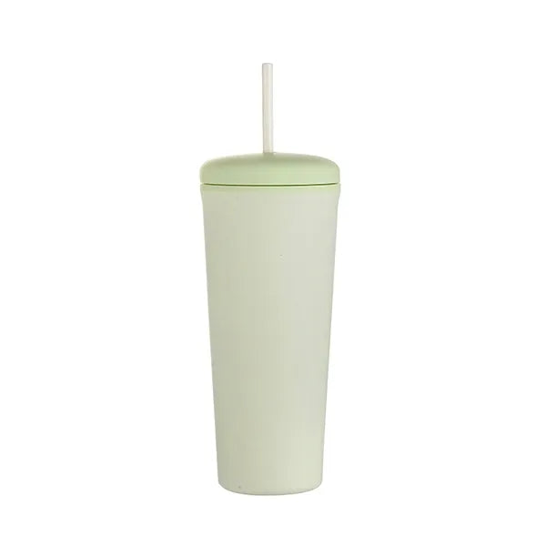 Large Capacity Double-Layer Straw Cup