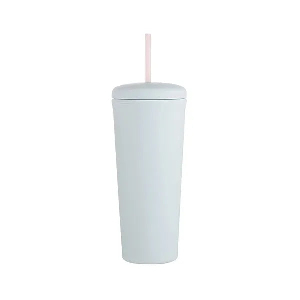 Large Capacity Double-Layer Straw Cup