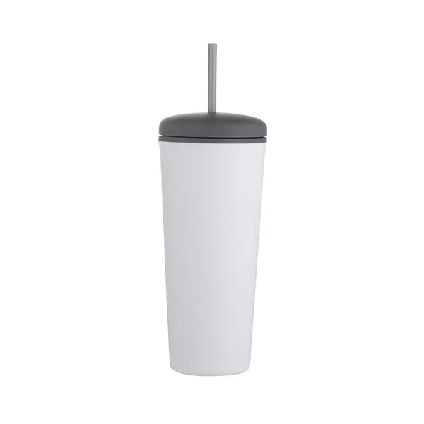 Large Capacity Double-Layer Straw Cup