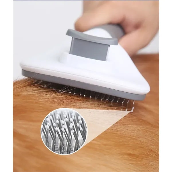 Retractable One-touch Hair Remover Comb for Pet Cats and Dog