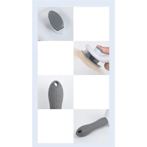 Retractable One-touch Hair Remover Comb for Pet Cats and Dog