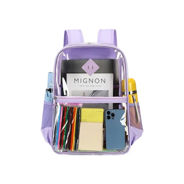 Heavy Duty PVC Transparent Backpack