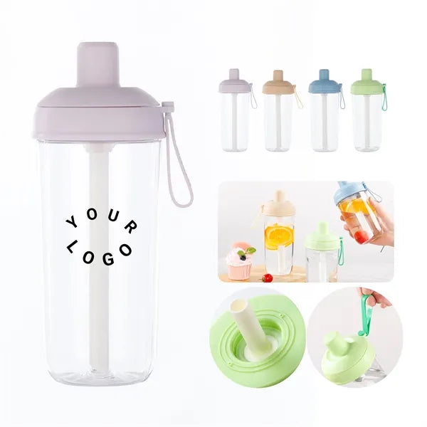 24 oz Straw Tumbler with Stirring Sip