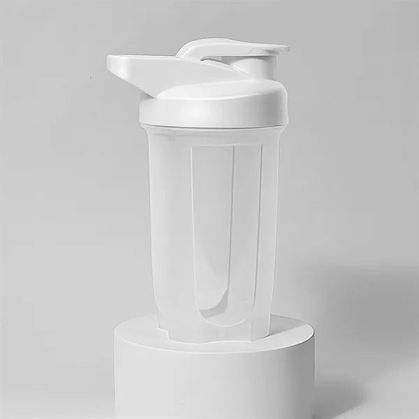 10 oz. PP Shaker Cup with Scale and Flip-Top Handle