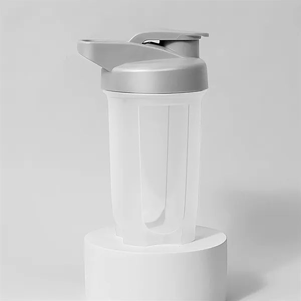 10 oz. PP Shaker Cup with Scale and Flip-Top Handle