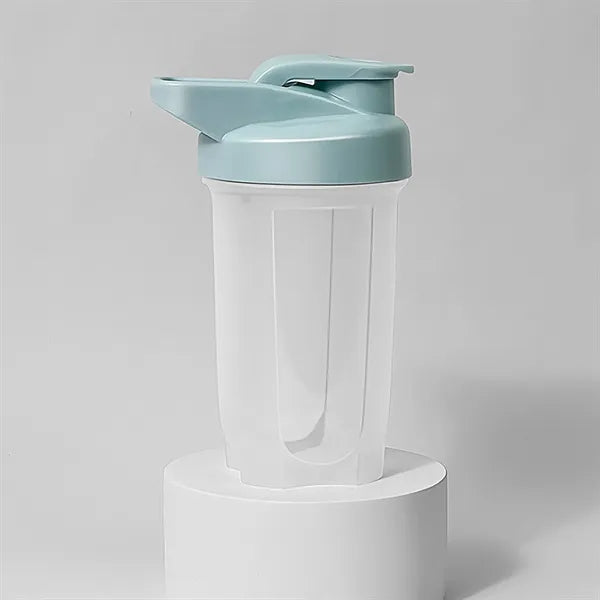 10 oz. PP Shaker Cup with Scale and Flip-Top Handle