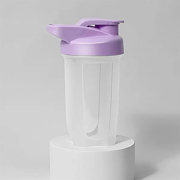10 oz. PP Shaker Cup with Scale and Flip-Top Handle