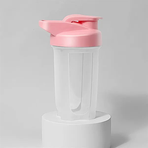 10 oz. PP Shaker Cup with Scale and Flip-Top Handle