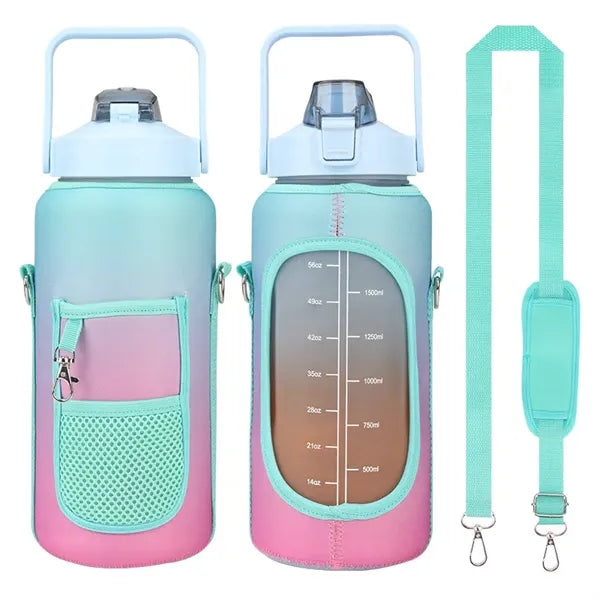 64 oz Water Bottle Sleeve with Strap