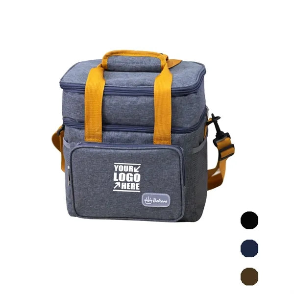 Double-Layer Insulated Lunch Bag