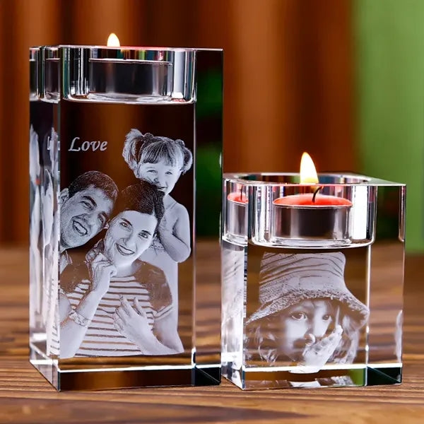 Crystal Candles Holders