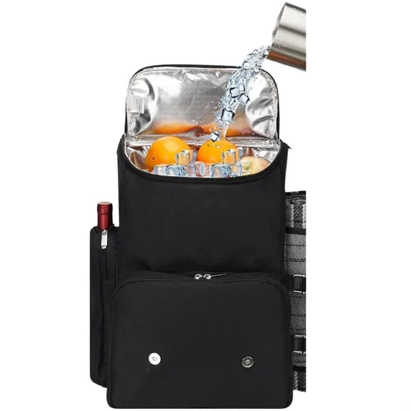 4-Person Insulated Cooler Picnic Backpack