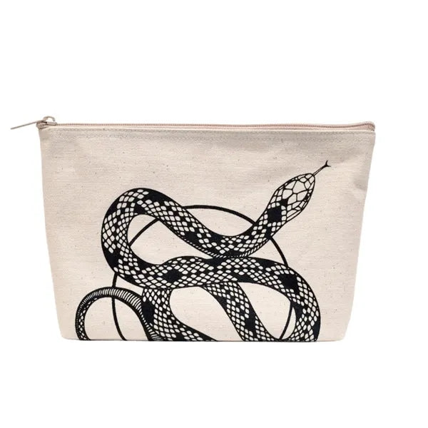 Canvas Zippered Pouch