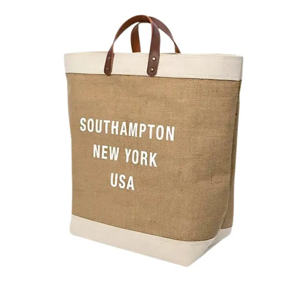 Upscale Burlap Tote