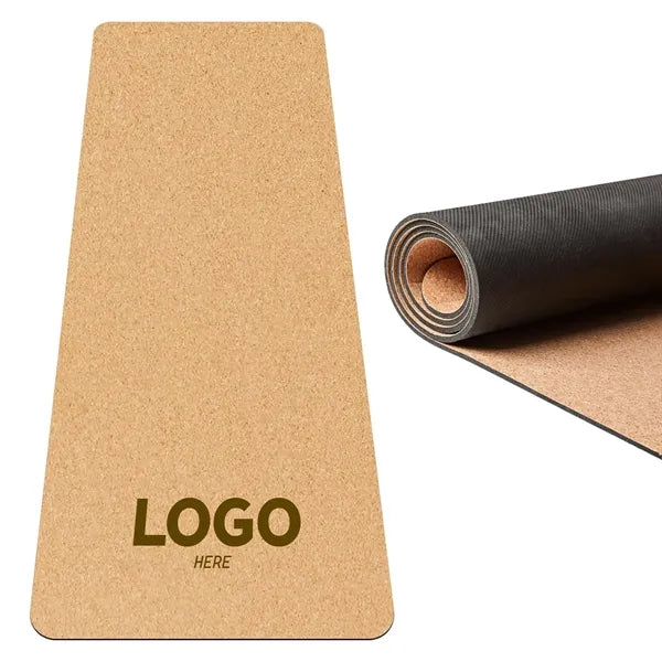72inch Eco-Friendly Cork TPE Yoga Mat with Carrying Strap