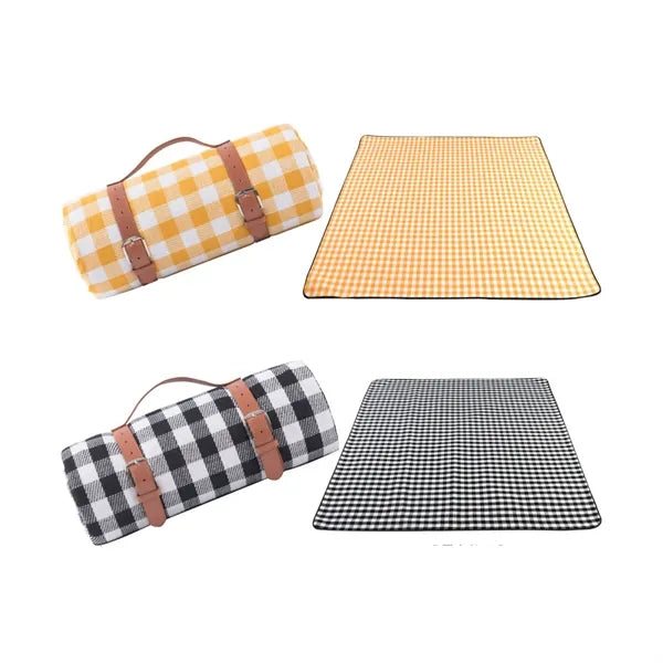 59" x 79" Outdoor Waterproof Blanket Picnic Mat with Carry S