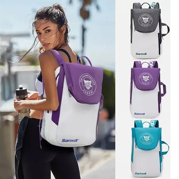 Multifunctional Outdoor Sports Tennis Bag with Shoe Packet