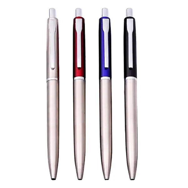Press-Type Metal Ballpoint Pen