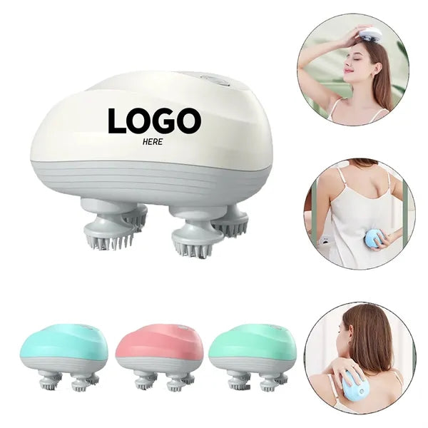 Waterproof Handheld Portable Cordless Smart Scalp Massager