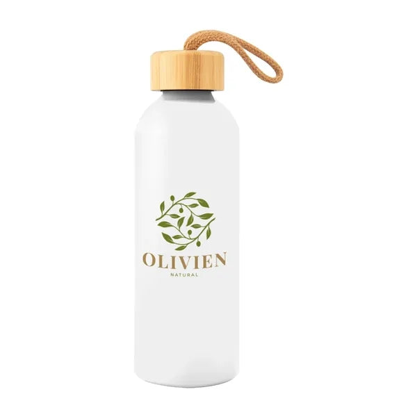 25 Oz. Blaire Recycled Aluminum Bottle With Bamboo Lid