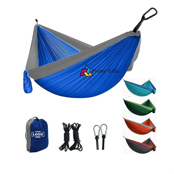 55" x 106" Portable Camping Nylon Hammock with Tree Straps