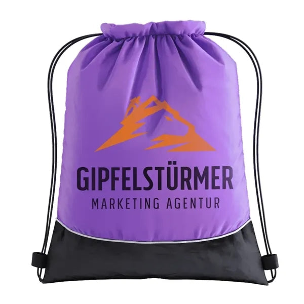 Two-tone Drawstring Bag