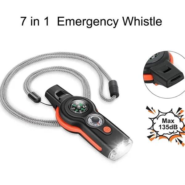 Outdoor Whistle with Compass