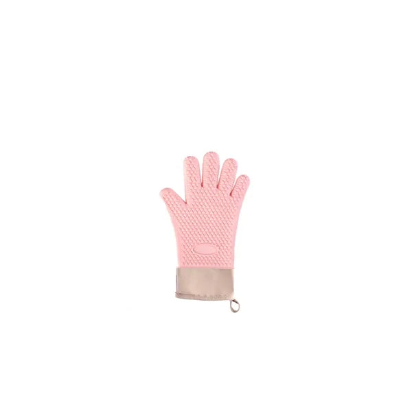 Heat-Resistant Silicone Oven Gloves w/ Cotton Lining
